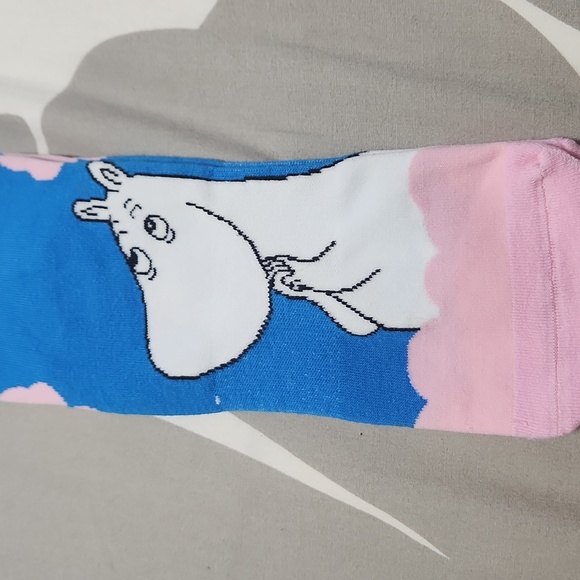 Moomin Clouds Blue Socks - Picture 5 of 6